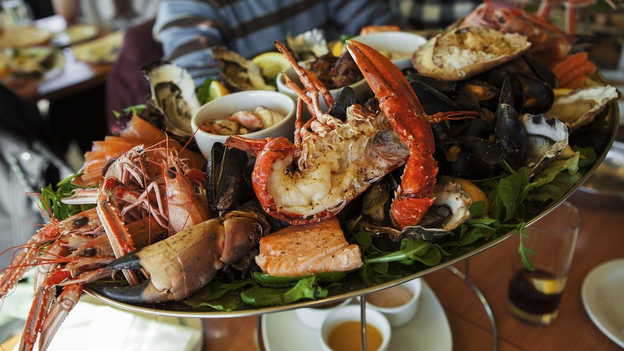 A seafood platter