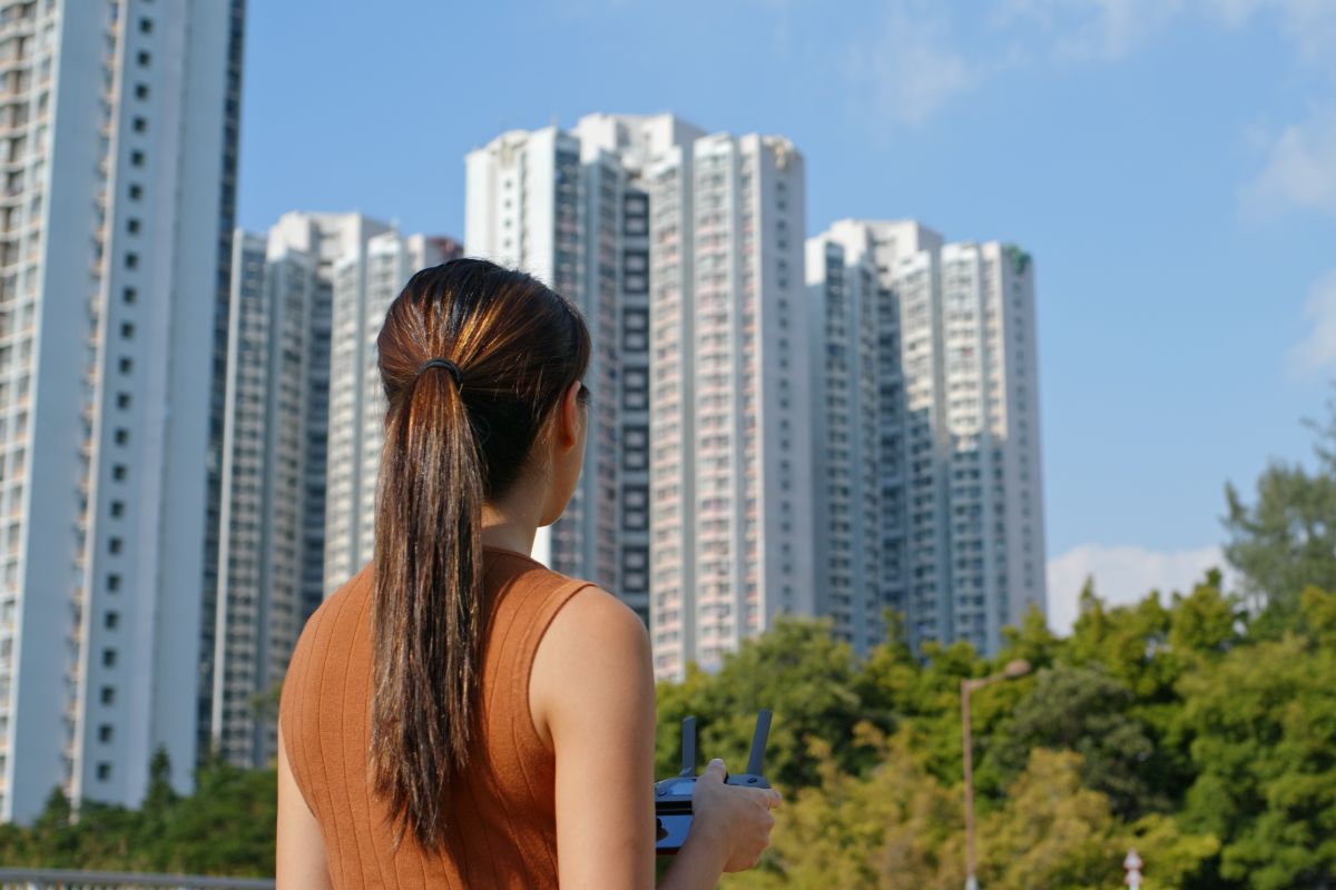 A young professional deciding on a condomnium unit