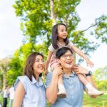 Happy Filipino family enjoying quality time in Lapu-Lapu City, reflecting joyful community living and family lifestyle.